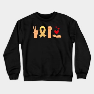 Peace Cure Love Crewneck Sweatshirt